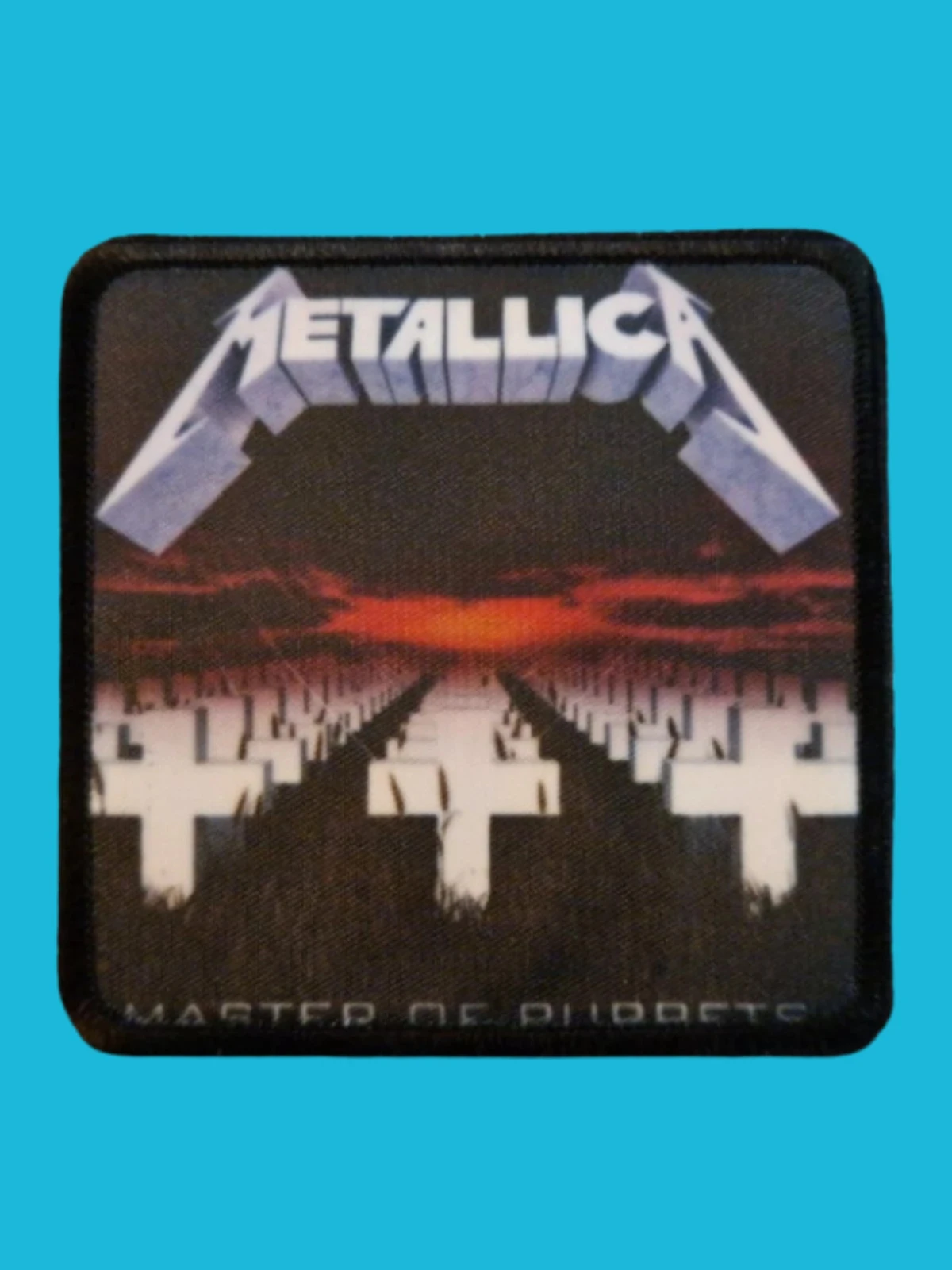 Patch Metallica - Master of Puppets - Imprimé - Carré de 7,5 x 7,5 centimètres